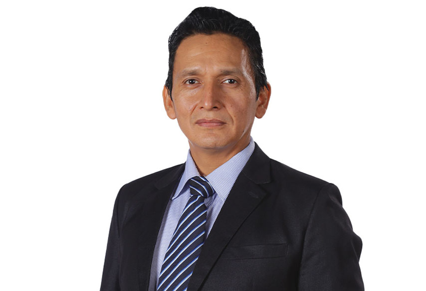 Renzon Cosme, director de la carrera de Ingeniería Ambiental