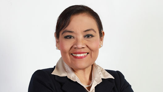 Claudia Virginia Cortez Chávez, decana de la Facultad de Ciencias de la Salud